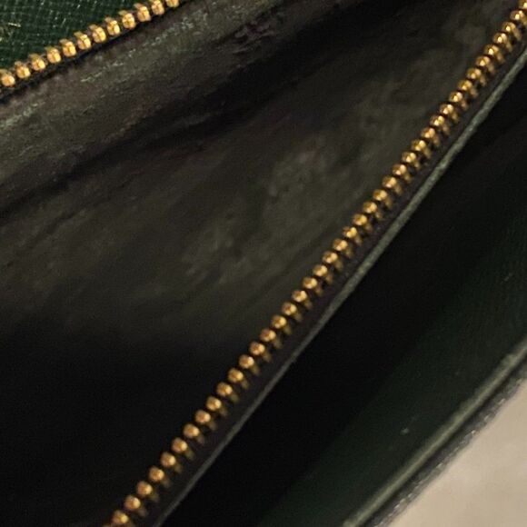 Vintage Louis Vuitton Taiga Tashkent Epicea Green Brief Case **Flaws** - Picture 13 of 16